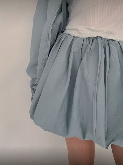 T13 SET細節簡約褲裙套裝8