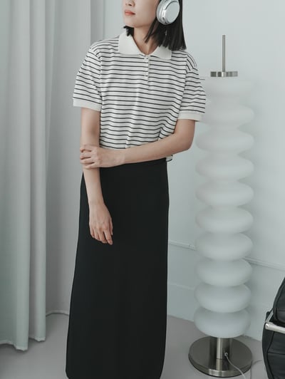 H19 翻領短版POLO衫6