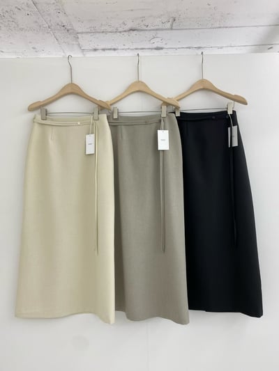 B10 腰間繩設計半身裙2