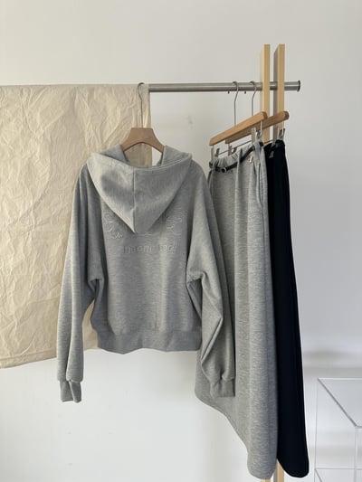 D17 FLOWER連帽刺繡外套11