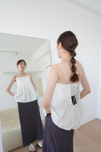 O24 彈性立體直紋瘦瘦裙5