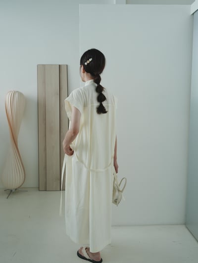 J10 垂墜感荷葉襯式洋裝(含內襯)4