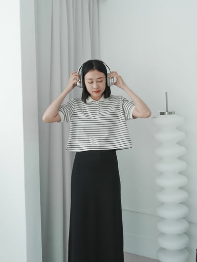 H19 翻領短版POLO衫7