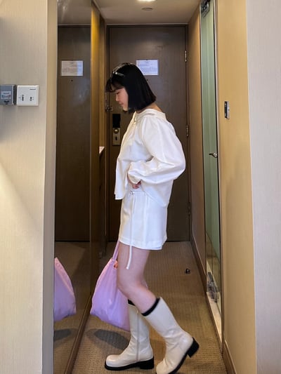 B02 視覺中低感俐落短褲裙7