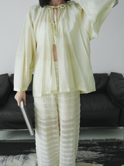 H07 牛油果綁帶上衣8