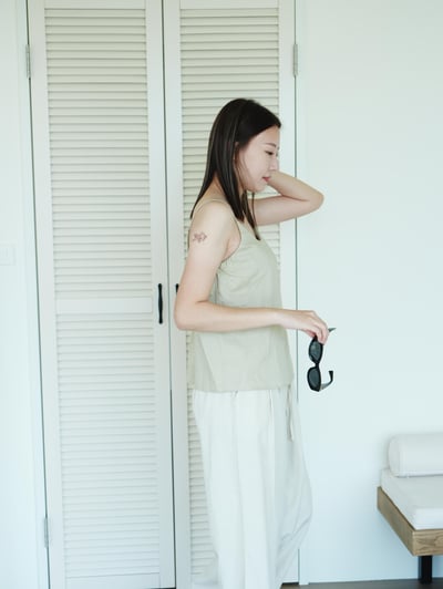 N13 細肩棉麻BRA上衣9