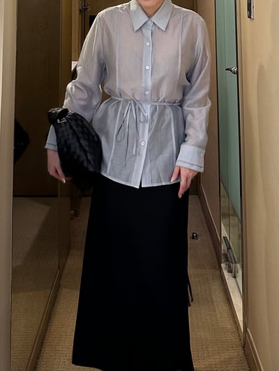 B09 微透光感隱約襯衫8