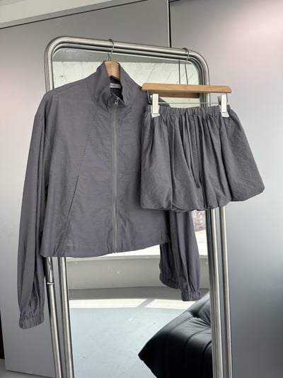 T13 SET細節簡約褲裙套裝9