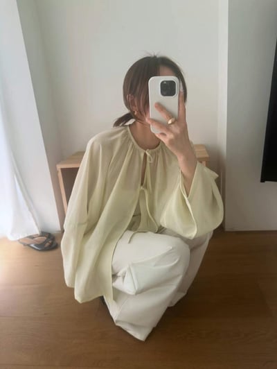 H07 牛油果綁帶上衣9