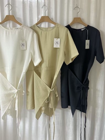 T07 簡約側綁設計上衣8