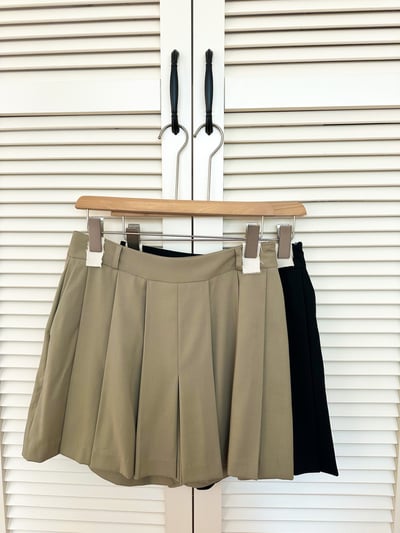 G10 法式百摺設計褲裙1