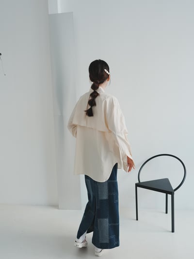 V03 後背風衣感設計襯衫3