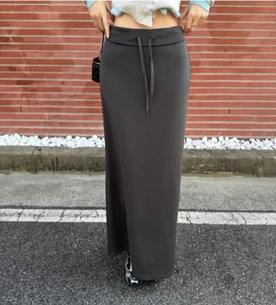 H18 A字版修身半身裙10