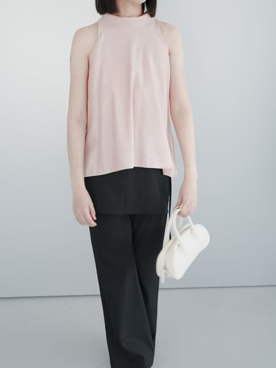 T12 偽兩件裙擺西裝褲5