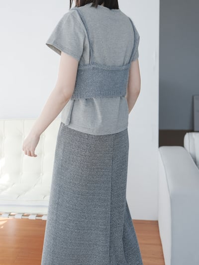 G07 閃耀銀蔥織紋背心9