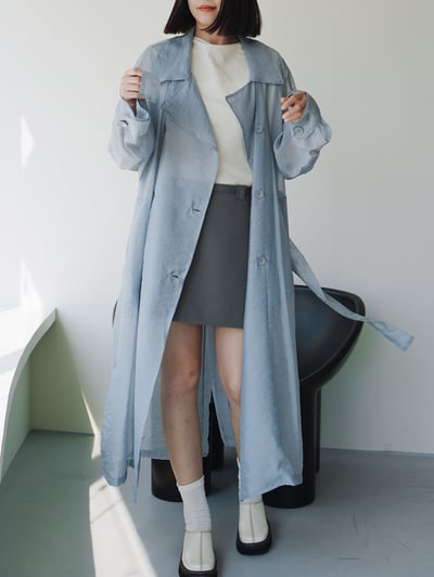 T01 高級感。夏季透膚長版罩衫11