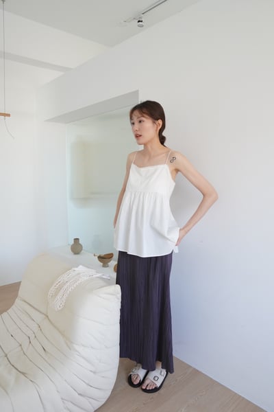 O24 彈性立體直紋瘦瘦裙2