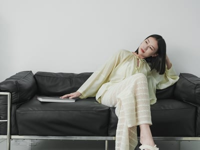 H08 夏季簍空設計寬褲10