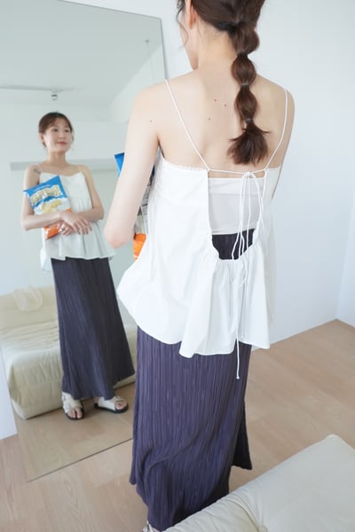 O24 彈性立體直紋瘦瘦裙1