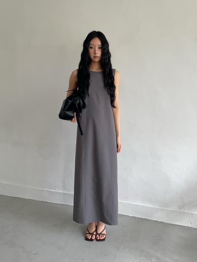 K06 2WAY線條修身連身洋裝8