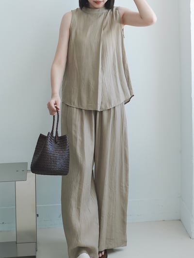 H15 水波紋削尖涼感套裝8