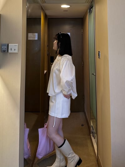 B01 氣質蕾絲大圓領上衣5