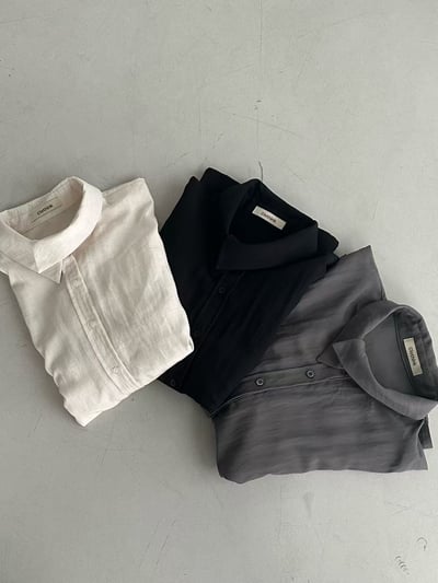 B05 不對稱文青領襯衫8