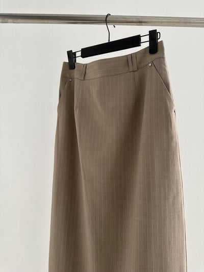 V06 老錢直紋西裝裙7