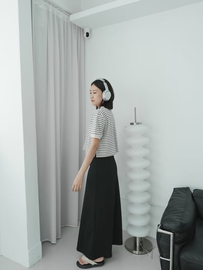 H18 A字版修身半身裙7