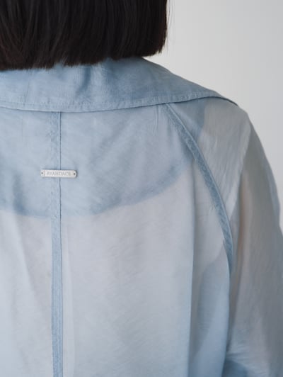 T01 高級感。夏季透膚長版罩衫7