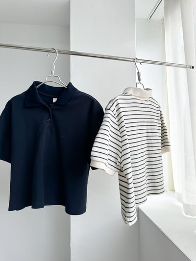 H19 翻領短版POLO衫10