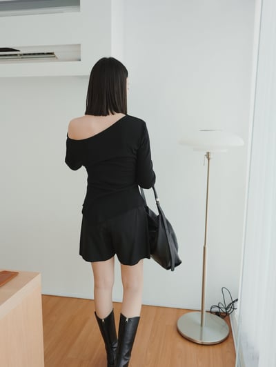 G10 法式百摺設計褲裙8