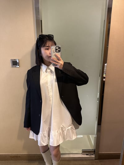 B07 細節腰身線條西裝外套10