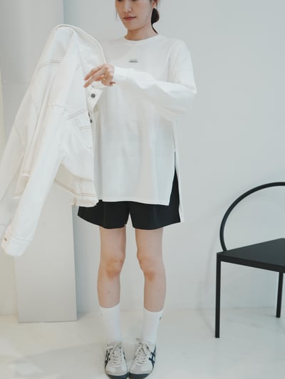 V10 簡約修身直筒西短褲4