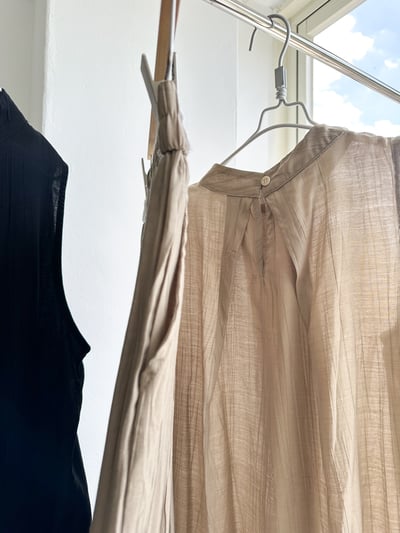 H15 水波紋削尖涼感套裝12