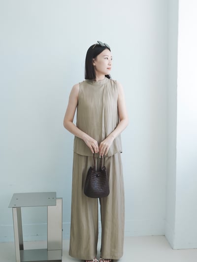 H15 水波紋削尖涼感套裝7