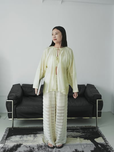 H08 夏季簍空設計寬褲6