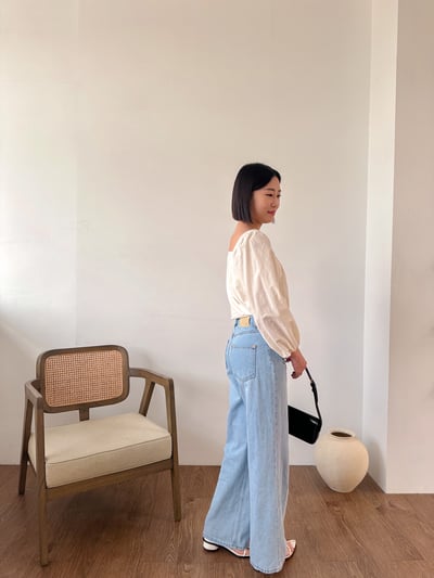 A06 唯美主義方領排釦上衣4