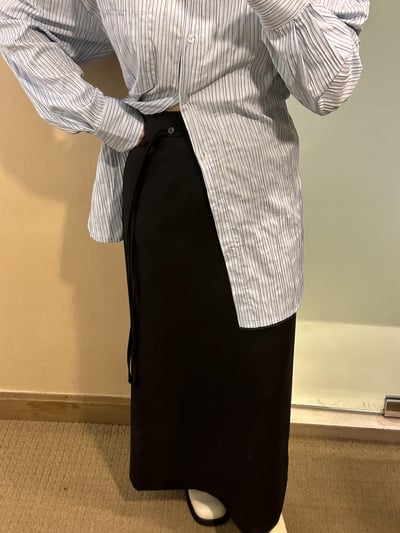 B10 腰間繩設計半身裙13