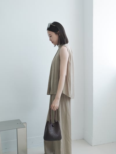 H15 水波紋削尖涼感套裝5