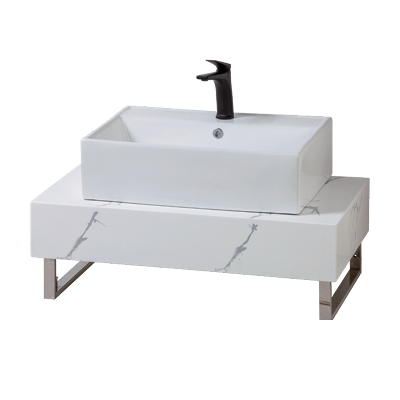 平台檯面+方形立體盆組1