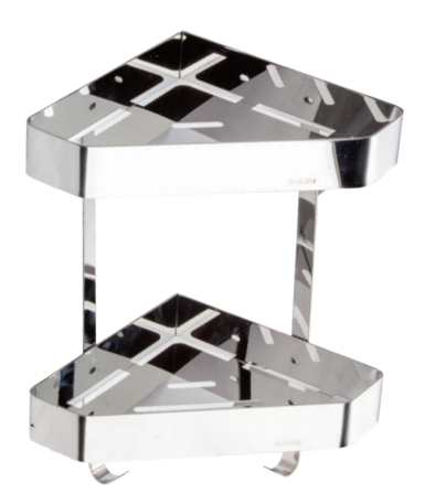 雙層轉角置物架1