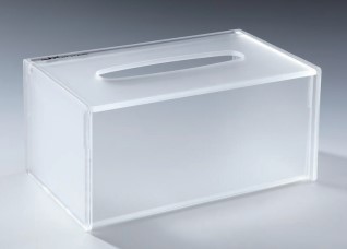 抽取式壓克力衛生紙盒-霧面 5mm 720131