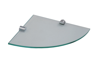 轉角玻璃置物架 734011