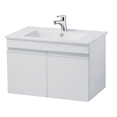 單元瓷盆浴櫃組25104-75(鋁把)1