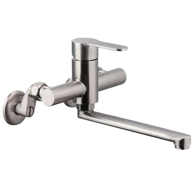 不鏽鋼壁式廚房龍頭 329121