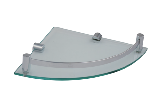 附圍欄轉角玻璃置物架 734021