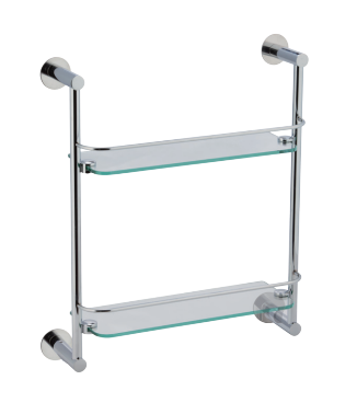 玻璃雙層置物架 734071