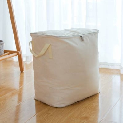 棉被收納袋(3入) (收納換季衣物、棉被) 牛津布 手提式 隔塵 厚被收納 外套 收納盒 大衣收納 拉鍊式 防潮 收納箱2