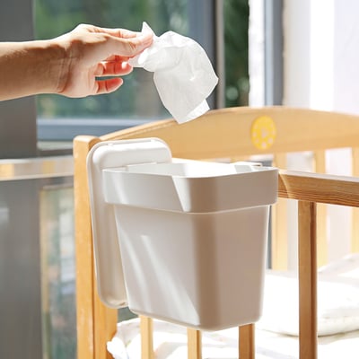 櫃門掛式垃圾桶 (清理方便) 壁掛垃圾桶 垃圾桶 掛式垃圾桶 廚房垃圾桶 垃圾桶大容量 除臭 廚餘桶 廚餘4